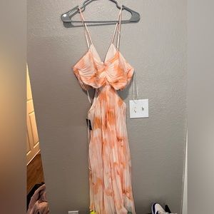 Express cut out maxi dress